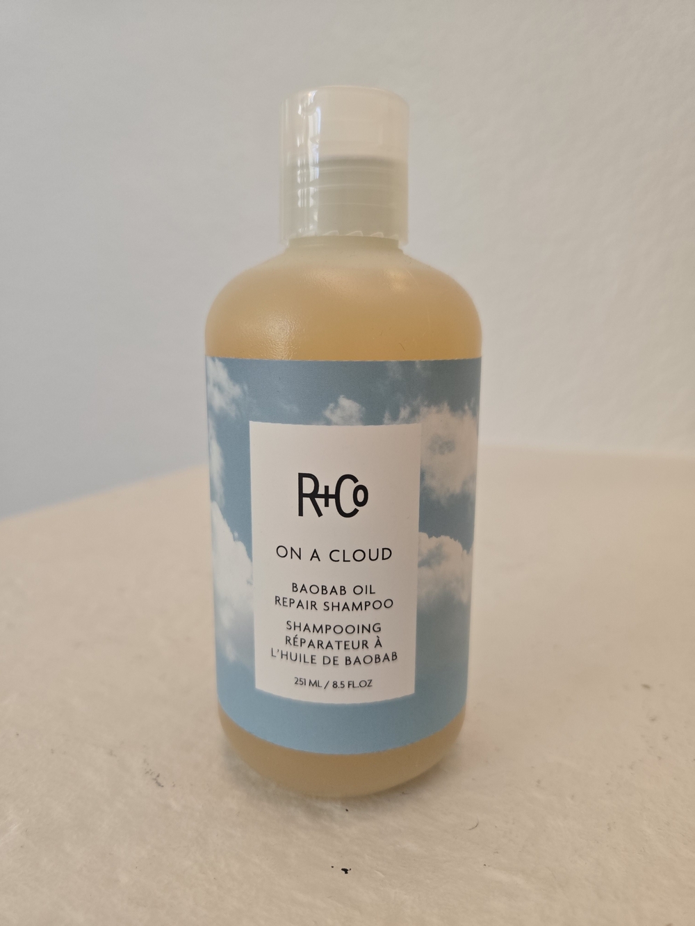 R+Co On A Cloud Baobab Oil Repair Shampoo